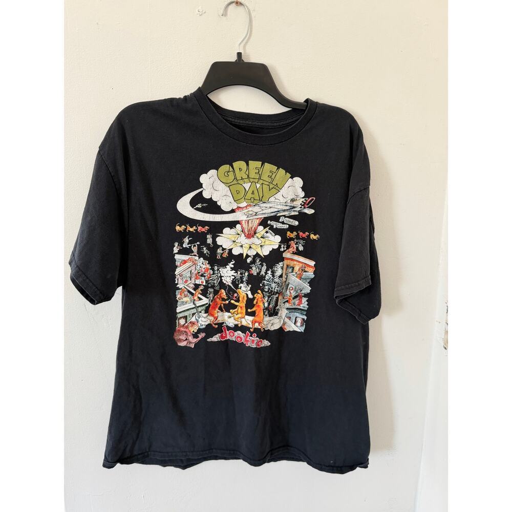 Green Day T Shirt Dookie Graphic Crew Neck Pullover Gray Size XL - Picture 3 of 6